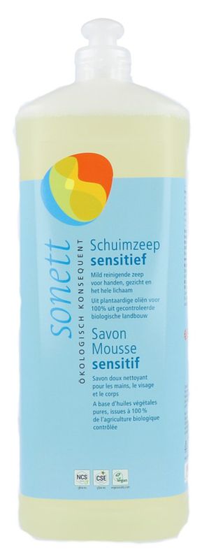 Foto van Sonett foam soap sensitive navulverpakking