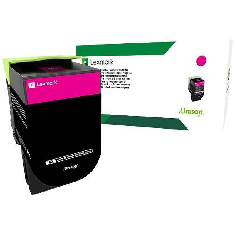 Foto van Lexmark lexmark unison-tonercartridge - magenta - laser - hoog rendement - 2300 pag - 1 / pak