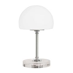 Foto van Moderne tafellamp - steinhauer - glas - modern - g9 - l: 18cm - voor binnen - woonkamer - eetkamer - zilver