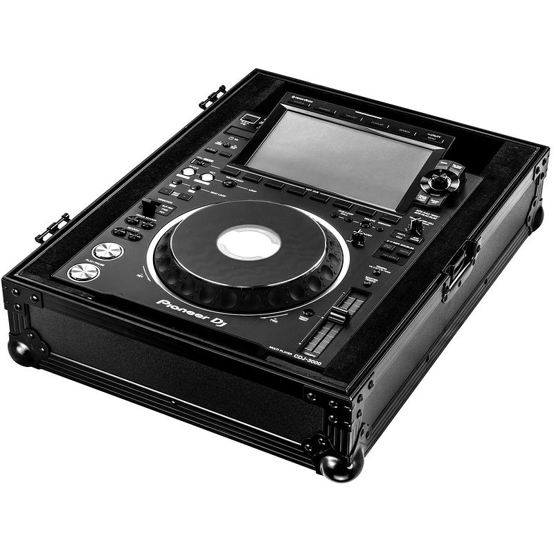 Foto van Odyssey fzcdj3000bl black label flightcase voor pioneer cdj-3000