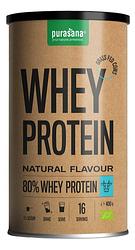 Foto van Purasana organic whey protein powder naturel