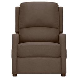 Foto van The living store massagefauteuil - verstelbaar - 6-punts trillingsmassage - taupe - 67x83x95.5 cm