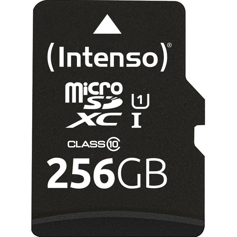 Foto van Intenso 256gb microsdxc performance microsd-kaart 256 gb class 10 uhs-i waterdicht