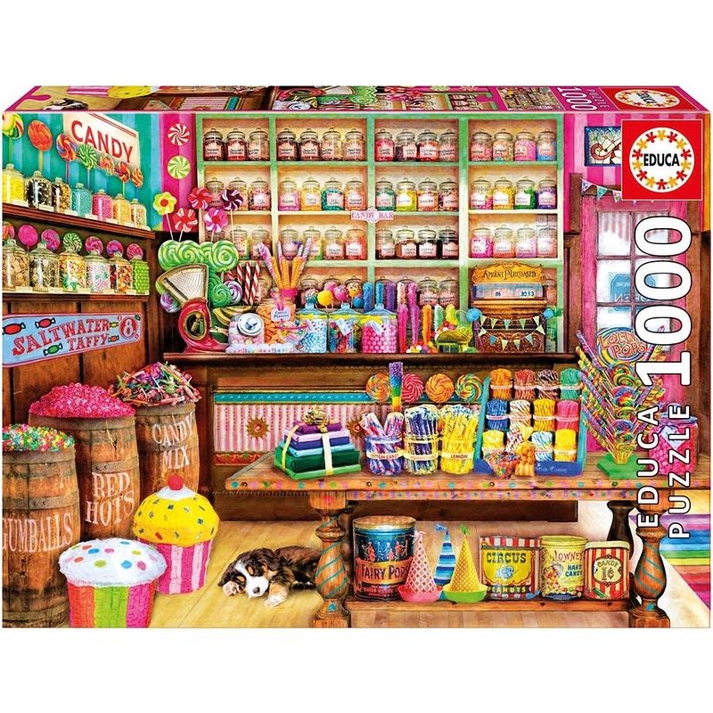 Foto van Educa - 17104 - 1000 tienda de dulces