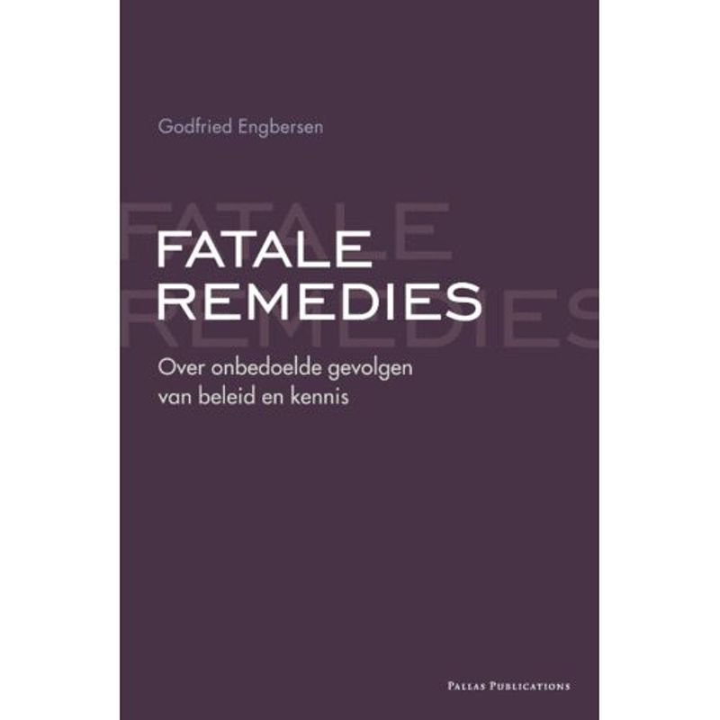 Foto van Fatale remedies - pallas publications