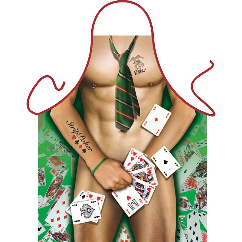 Foto van Sexy kookschort strip poker man - feestschorten