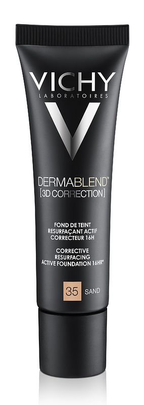 Foto van Vichy dermablend 3d correctie foundation nr35 - voor een vette en onzuivere huid