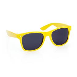 Foto van Hippe party zonnebril geel volwassenen - verkleedbrillen