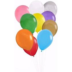 Foto van 60 stuks ballonnen in verschillende kleuren - ballonnen
