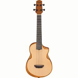 Foto van Ibanez aut10 open pore natural tenor ukelele met gigbag