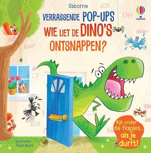 Foto van Wie liet de dino's ontsnappen? - kartonboekje;kartonboekje (9781803702926)