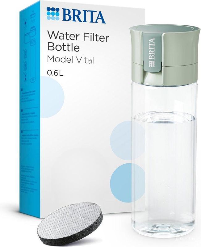 Foto van Brita water filter fles vital lichtgroen