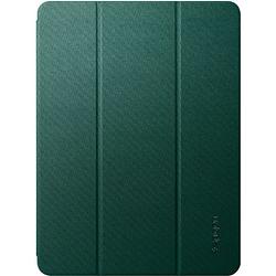 Foto van Spigen urban fit bookcase ipad 10.2 (2019 / 2020) tablethoes - midnight green