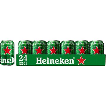 Foto van Heineken premium pilsener bier blik 24 x 330ml bij jumbo