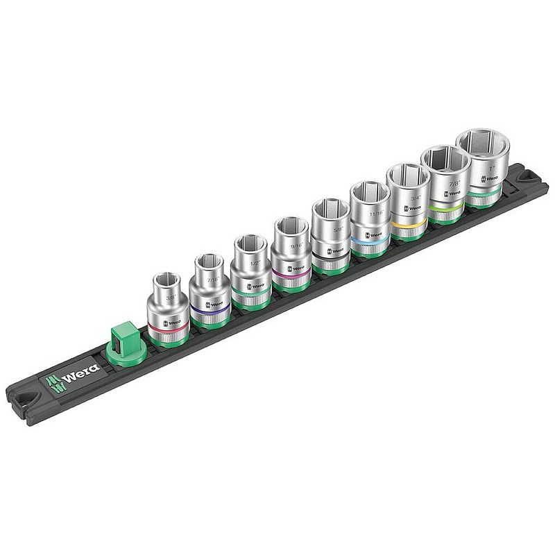 Foto van Wera c imperial 05005480001 dopsleutelset inch 1/2 9-delig