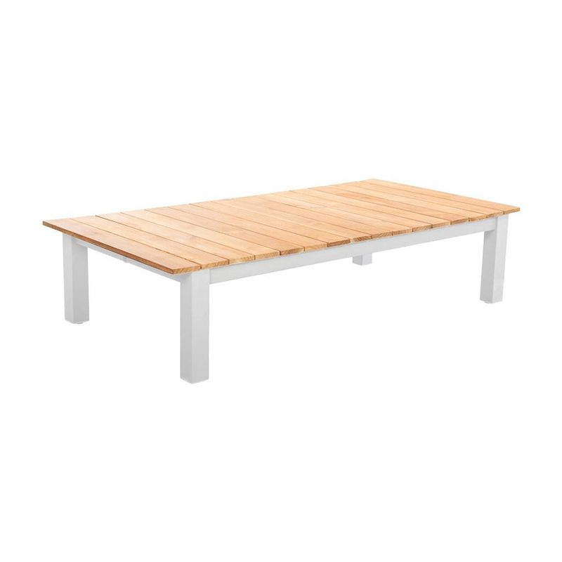 Foto van Yoi salontafel midori teak-white 140 x 75 cm