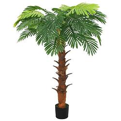 Foto van Vidaxl kunstplant met pot cycaspalm 160 cm groen