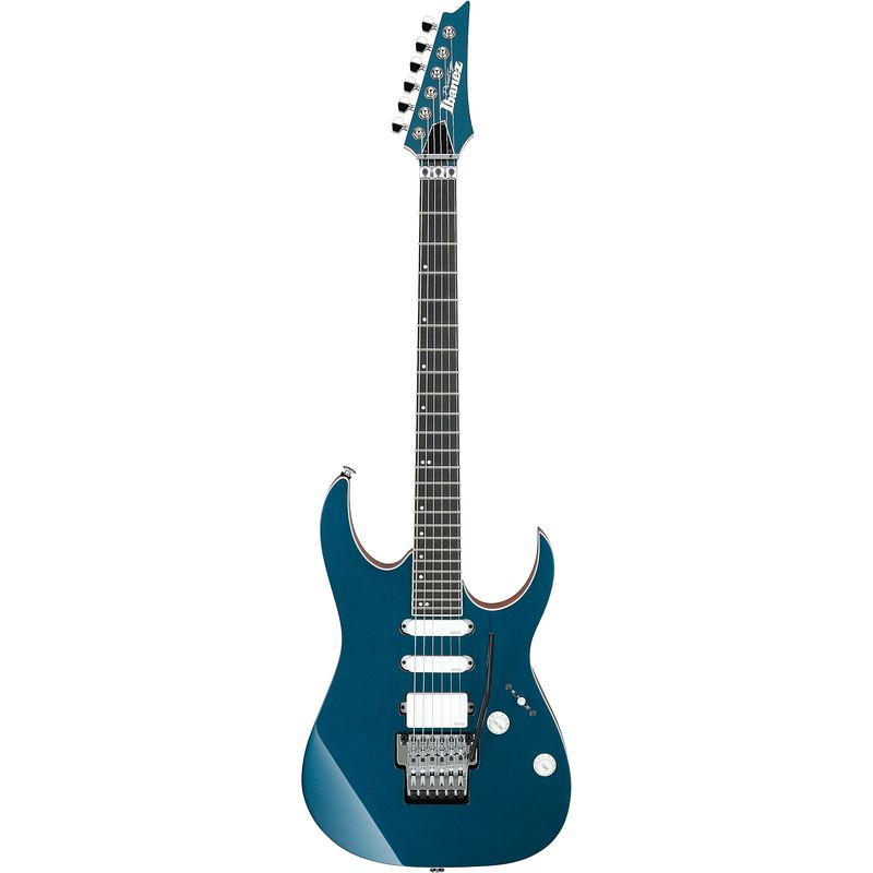 Foto van Ibanez prestige rg5440c-dfm deep forest green metallic elektrische gitaar met koffer