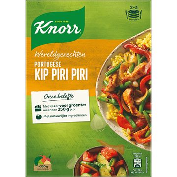 Foto van 1+1 gratis | knorr wereldgerechten maaltijdpakket portugese kip piri piri 205g aanbieding bij jumbo