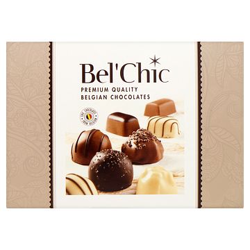 Foto van Bel'schic premium quality belgian chocolates 350g bij jumbo