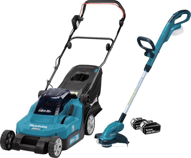 Foto van Makita dlm382cm2 + makita dur181z