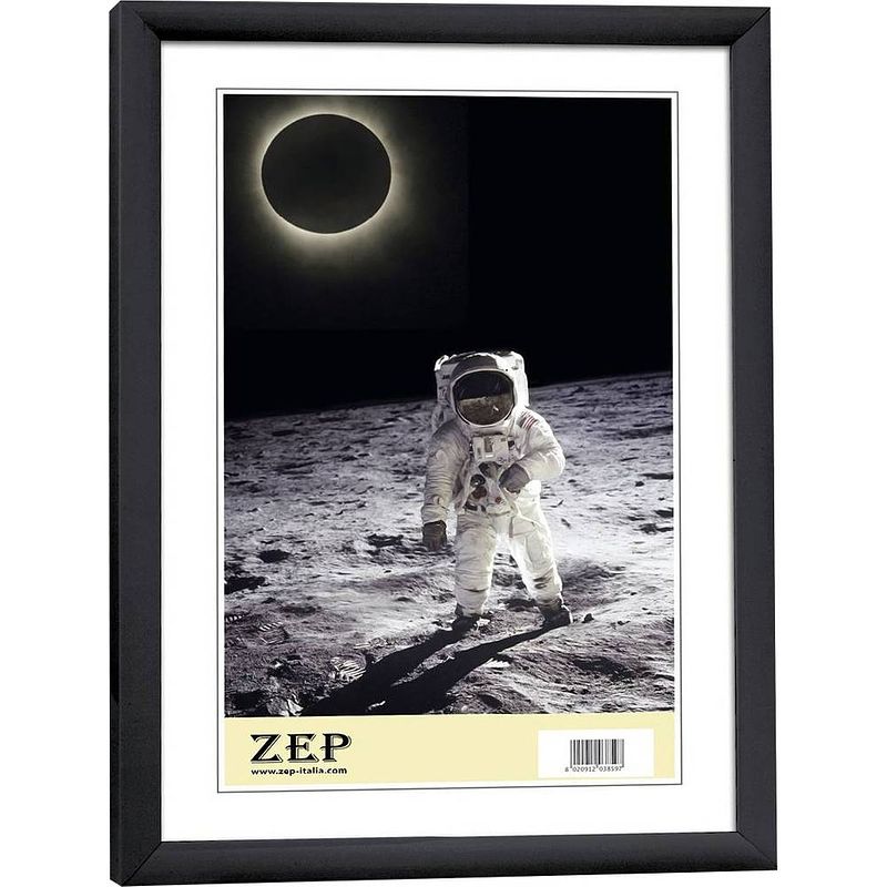 Foto van Zep - kunststof fotolijst 10x15 zwart new easy - kb1