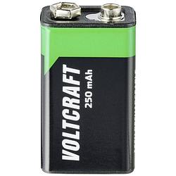 Foto van Oplaadbare 9v batterij (blok) voltcraft 6lr61 se nimh 8.4 v 250 mah 1 stuk(s)