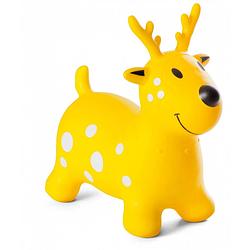 Foto van Bs toys skippyhert jumping deer 50 cm geel