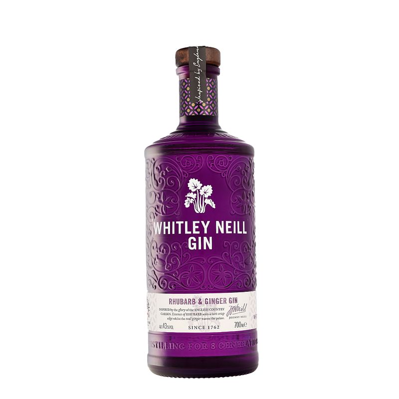 Foto van Whitley neill rhubarb & ginger gin 70cl