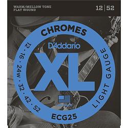 Foto van D'saddario ecg25 flatwound snarenset voor elektrische gitaar