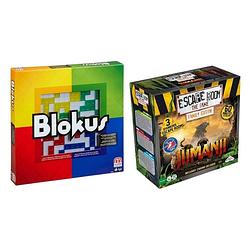 Foto van Spellenbundel - 2 stuks - blokus & escape room jumanji