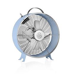 Foto van Swan retro tafelventilator 8 inch sky blue