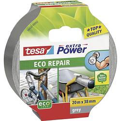 Foto van Tesa eco repair 56432-00002-00 textieltape tesa extra power grijs (l x b) 20 m x 38 mm 1 stuk(s)