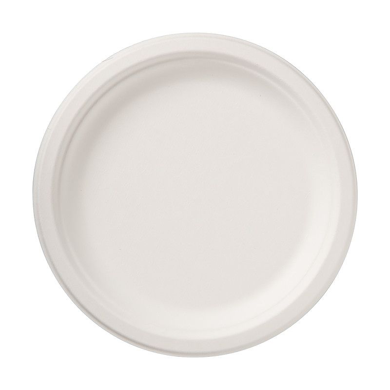 Foto van Borden bagasse - ø22.5 cm - set van 8