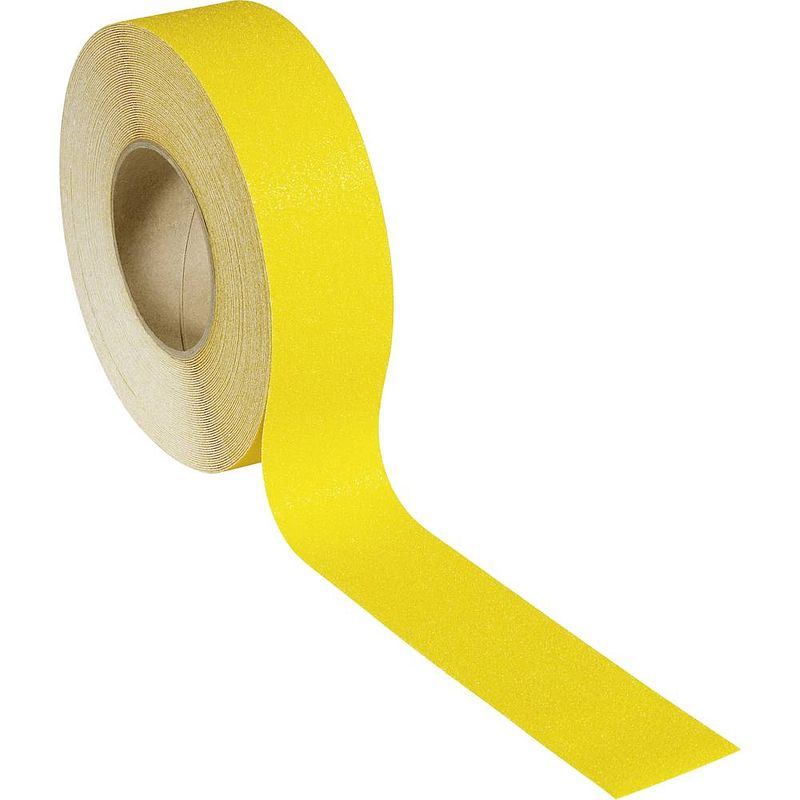 Foto van Rocol rs43544 antisliptape geel nalichtend (l x b) 18.25 m x 50 mm geel