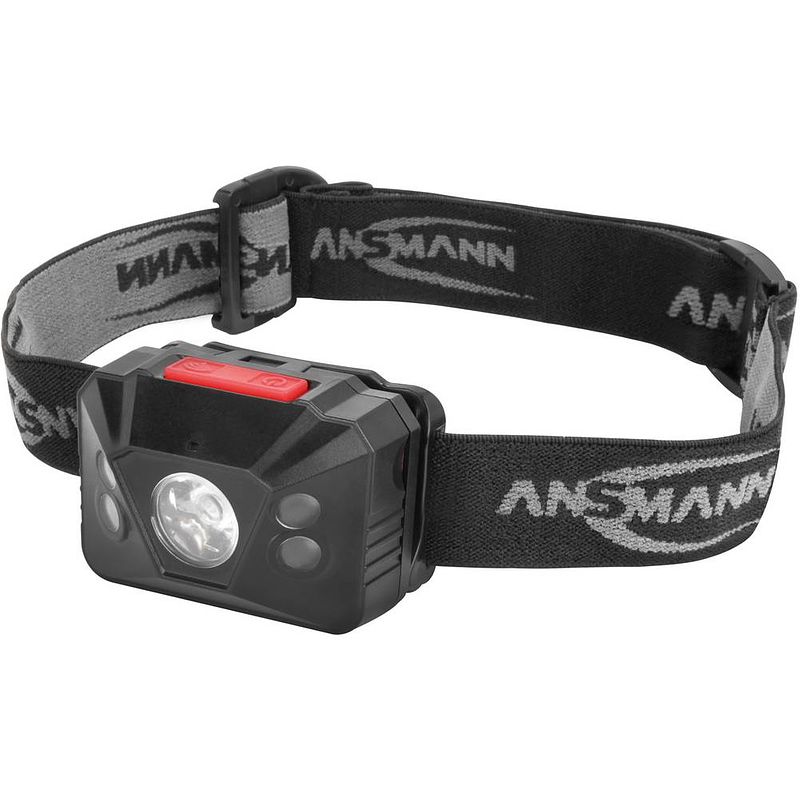 Foto van Ansmann hd150bs led hoofdlamp werkt op batterijen 150 lm 1600-0199