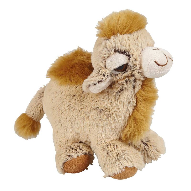 Foto van Pluche knuffel dieren kameel/dromedaris 18 cm - knuffeldier