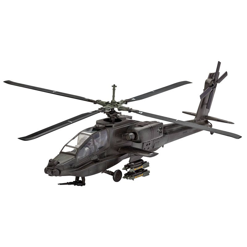 Foto van Revell modelbouwset ah-64a apache 146 mm schaal 1:100