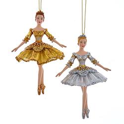 Foto van Kurt s. adler - ornament plastic ballerina l13cm