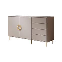 Foto van Meubella dressoir nyna - beige - 150 cm