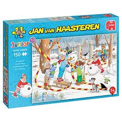 Foto van Jan van haasteren - junior sneeuwpop (150 stukjes) - puzzel;puzzel (8710126200810)