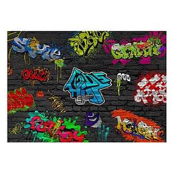 Foto van Artgeist graffiti wall vlies fotobehang 350x245cm 7-banen