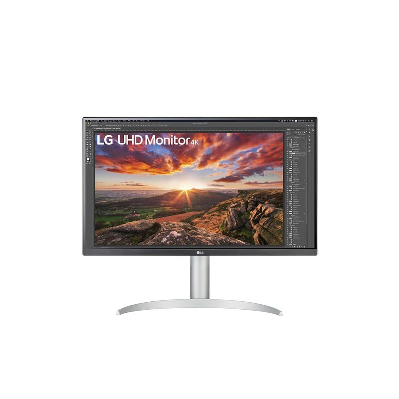 Foto van Lg 27up85np-w monitor wit