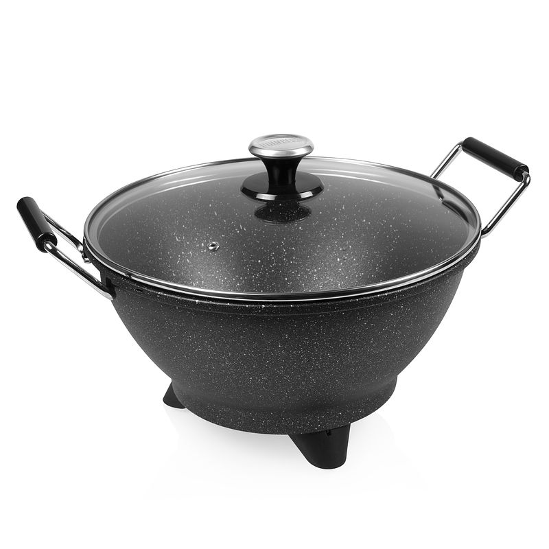 Foto van Princess 162389 stir-fry elektrische wok volume van 7l 30cm diameter 1400w