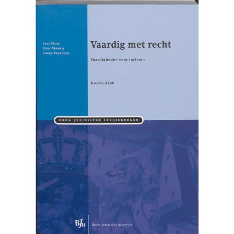 Foto van Vaardig met recht - boom juridische studieboeken