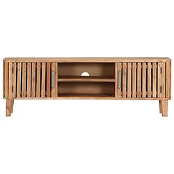 Foto van The living store tv-meubel acaciahout - 130 x 30 x 45 cm - naturel