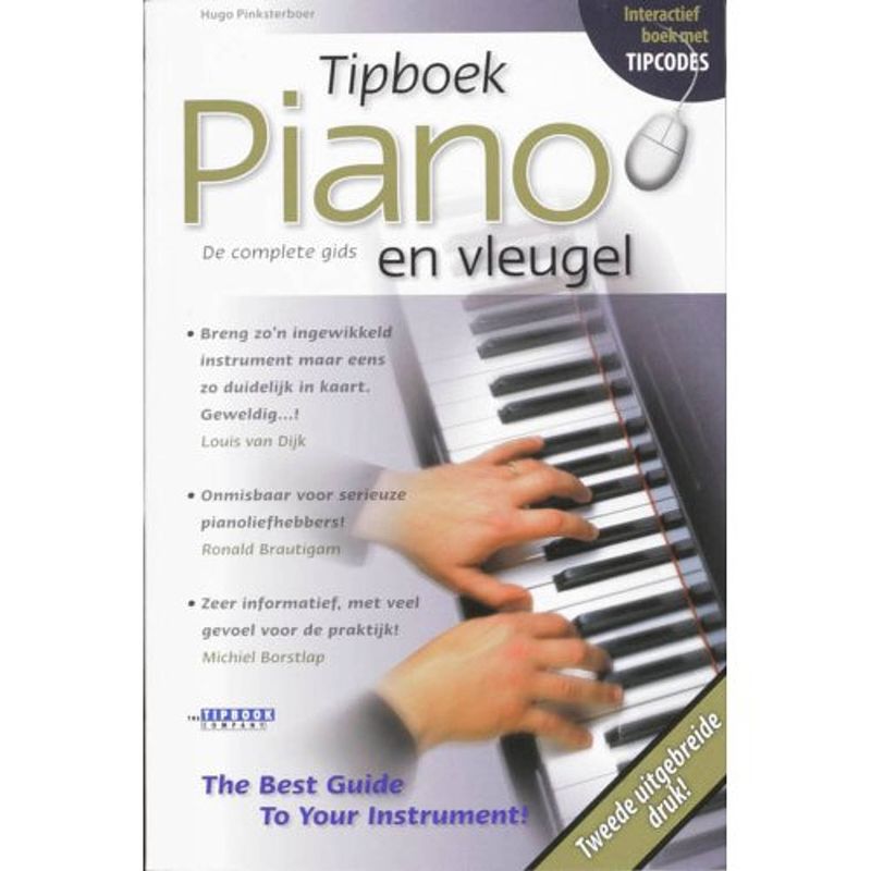 Foto van Tipboek piano en vleugel