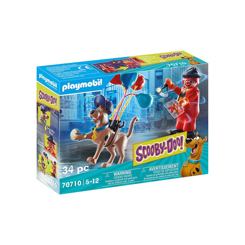 Foto van Playmobil scooby-doo - avontuur met ghost clown (70710)