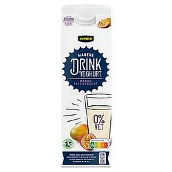 Foto van Jumbo drinkyoghurt mango/ passievrucht 0% vet 1l