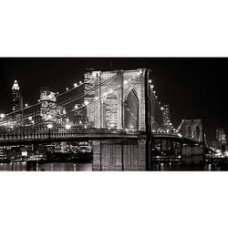 Foto van Jet love - brooklyn bridge at night, 1982 kunstdruk 91x45cm